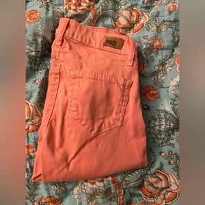NWOT Paige Jeans Orange / Peach Beautiful color!